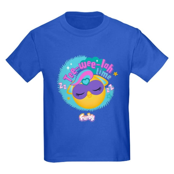 CafePress - Furby Tee Wee Lah Time Kids T Shirt - Dark T-Shirt Kids XS-XL