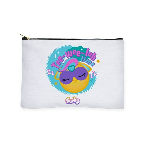 CafePress - Furby Tee Wee Lah Time - Zipper Makeup Pouch, 8.5"x6"