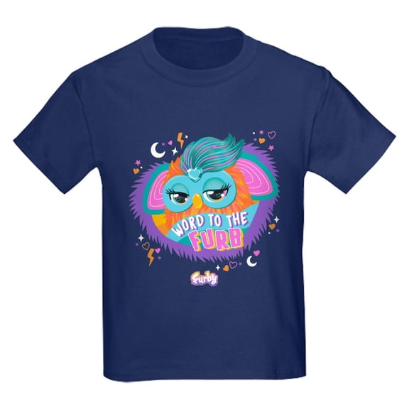 CafePress - Furby Word To The Furb Kids T Shirt - Dark T-Shirt Kids XS-XL