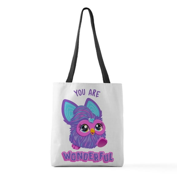 CafePress - Furby You Are Wonderful Medium Tote Bag - Polyester Tote Bag 16"x16"