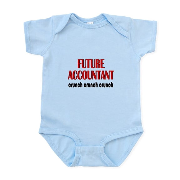 CafePress - Future Accountant Infant Bodysuit - Baby Light Bodysuit, Size Newborn - 24 Months