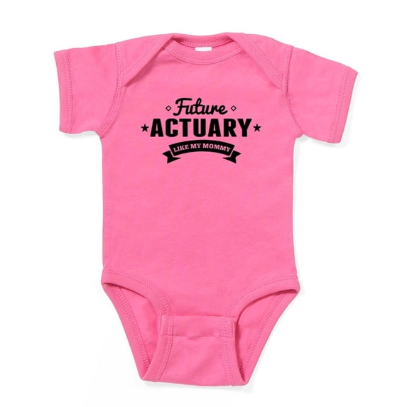 CafePress - Future Actuary Like My Mommy - Cute Infant Bodysuit Baby Romper - Size Newborn - 24 Months