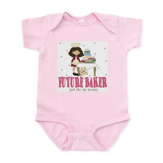 CafePress - Future Baker Like Mommy Baby Infant Bodysuit - Baby Light Bodysuit, Size Newborn - 24 Months