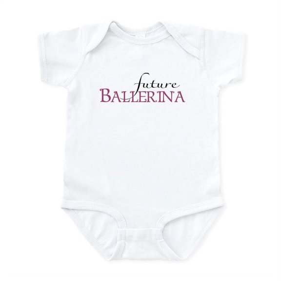 CafePress - Future Ballerina Infant Bodysuit - Baby Light Bodysuit, Size Newborn - 24 Months