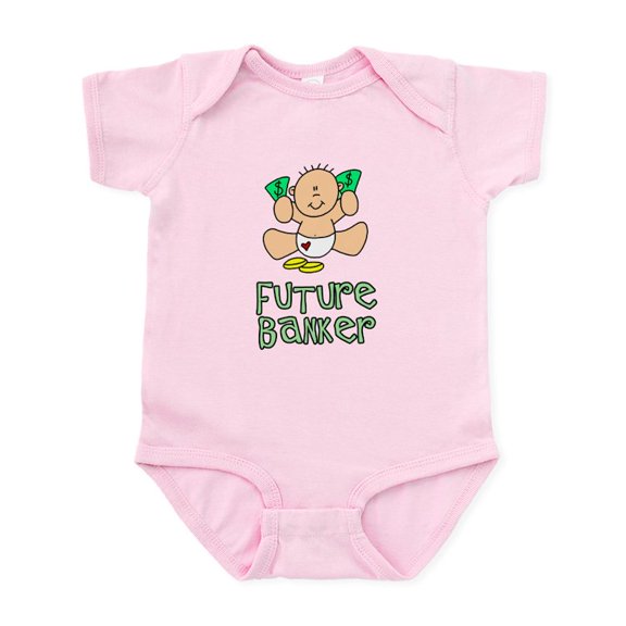 CafePress - Future Banker Baby (Tx) Infant Bodysuit - Baby Light Bodysuit, Size Newborn - 24 Months
