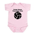 thumbnail image 1 of CafePress - Future Beach Volleyball Star Body Suit - Baby Light Bodysuit, Size Newborn - 24 Months, 1 of 4