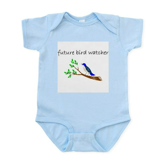 CafePress - Future Bird Watcher Body Suit - Baby Light Bodysuit, Size Newborn - 24 Months