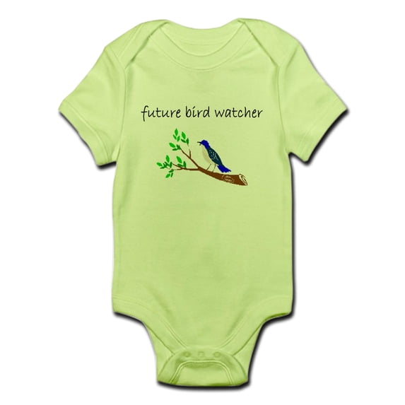 CafePress - Future Bird Watcher Body Suit - Baby Light Bodysuit