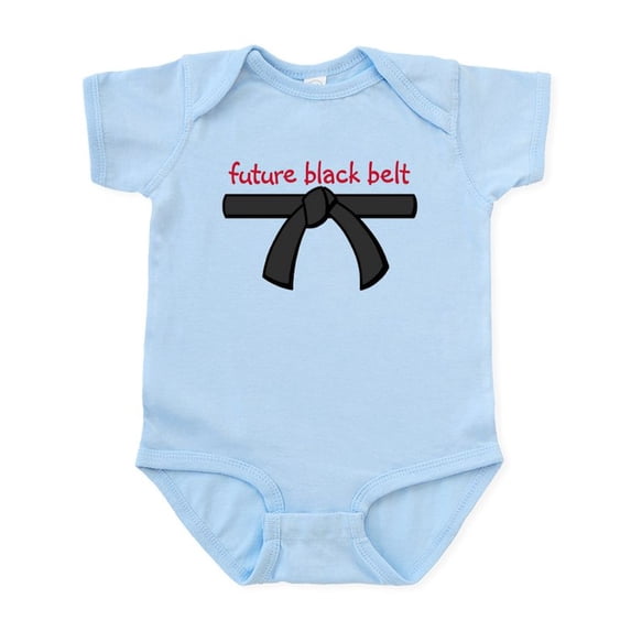 CafePress - Future Black Belt Infant Bodysuit - Baby Light Bodysuit, Size Newborn - 24 Months