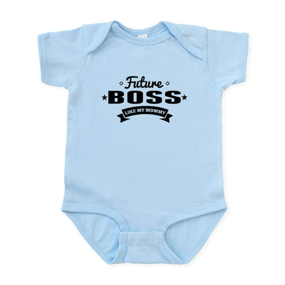 CafePress - Future Boss Like My Mommy Body Suit - Baby Light Bodysuit, Size Newborn - 24 Months
