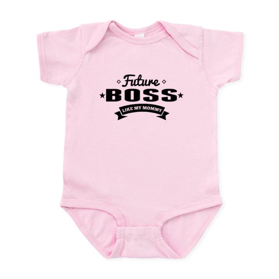 CafePress - Future Boss Like My Mommy Body Suit - Baby Light Bodysuit, Size Newborn - 24 Months