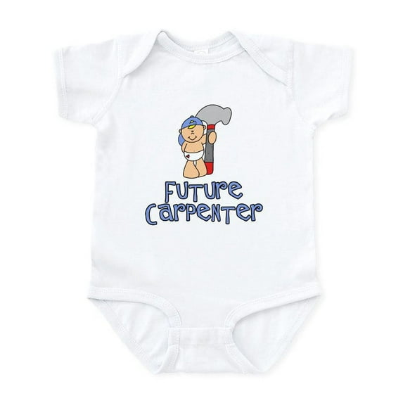 CafePress - Future Carpenter Baby (Tx) Infant Bodysuit - Baby Light Bodysuit, Size Newborn - 24 Months