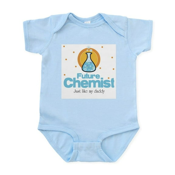 CafePress - Future Chemist Like Daddy Baby Infant Bodysuit - Baby Light Bodysuit, Size Newborn - 24 Months