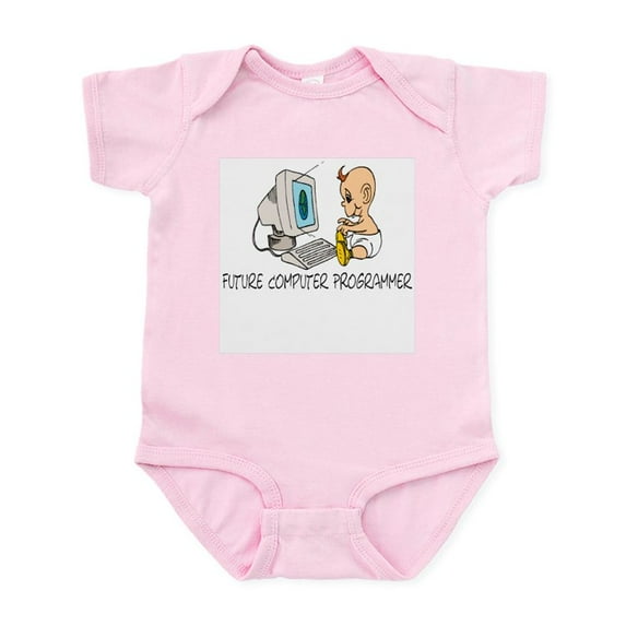 CafePress - Future Computer Programmer Infant Bodysuit - Baby Light Bodysuit, Size Newborn - 24 Months
