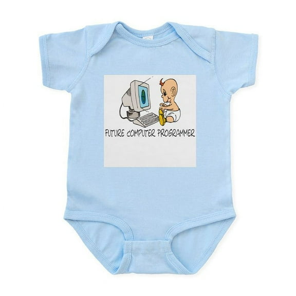 CafePress - Future Computer Programmer Infant Bodysuit - Baby Light Bodysuit, Size Newborn - 24 Months