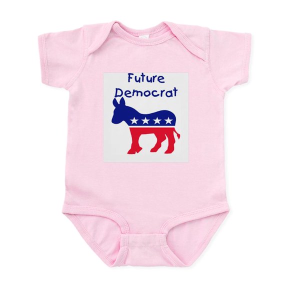 CafePress - Future Democrat Infant Bodysuit - Baby Light Bodysuit, Size Newborn - 24 Months