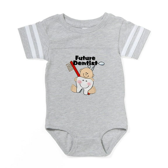 CafePress - Future Dentist - Cute Infant Baby Football Bodysuit