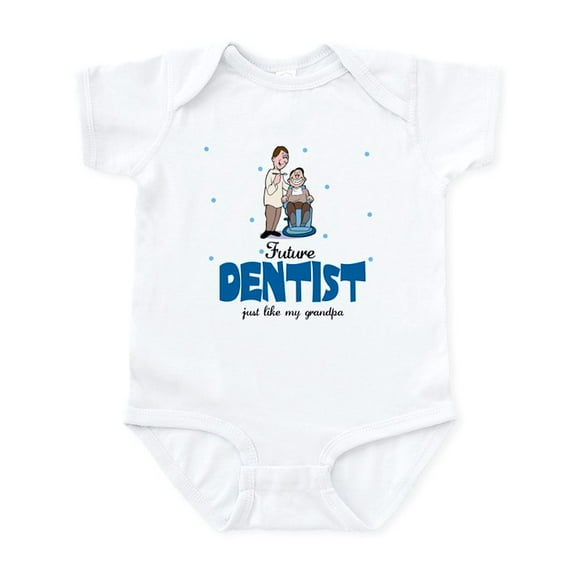 CafePress - Future Dentist Like Grandpa Baby Infant Bodysuit - Baby Light Bodysuit, Size Newborn - 24 Months
