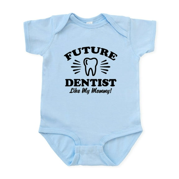 CafePress - Future Dentist Like My Mommy Infant Bodysuit - Baby Light Bodysuit, Size Newborn - 24 Months