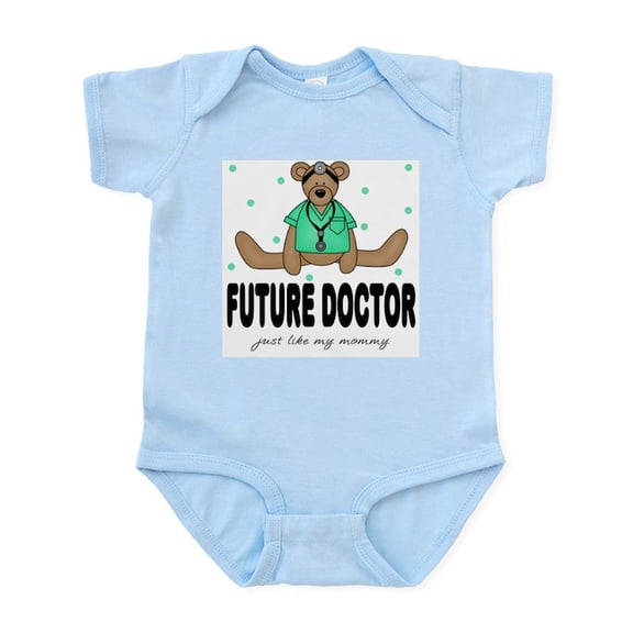 CafePress - Future Doctor Like Mommy Baby Infant Bodysuit - Baby Light Bodysuit, Size Newborn - 24 Months