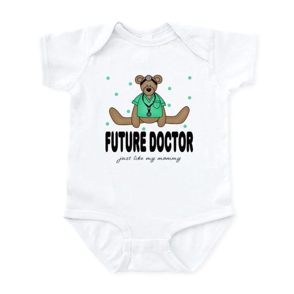 CafePress - Future Doctor Like Mommy Baby Infant Bodysuit - Baby Light Bodysuit, Size Newborn - 24 Months