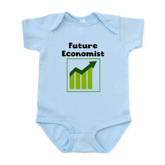 CafePress - Future Economist Body Suit - Baby Light Bodysuit, Size Newborn - 24 Months