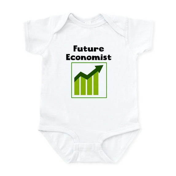 CafePress - Future Economist Body Suit - Baby Light Bodysuit, Size Newborn - 24 Months