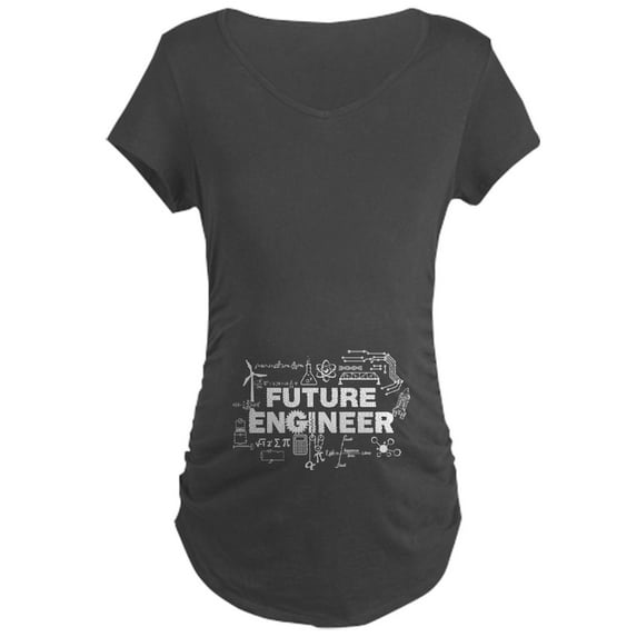 CafePress - Future Engineer Maternity T Shirt - Maternity Dark T-Shirt