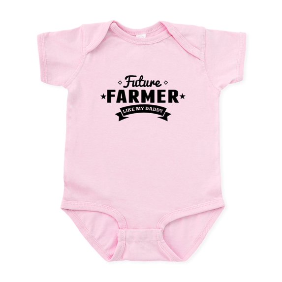 CafePress - Future Farmer Like My Daddy Body Suit - Baby Light Bodysuit, Size Newborn - 24 Months
