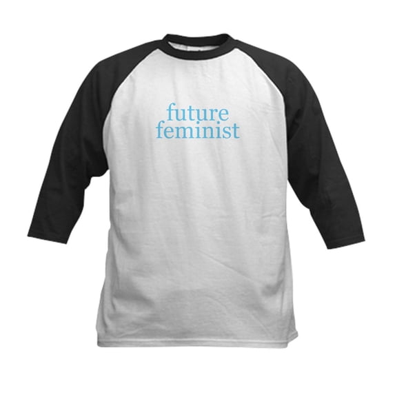 CafePress - Future Feminist Kids Baseball Jersey - Kids Cotton Baseball Jersey, 3/4 Sleeve Shirt