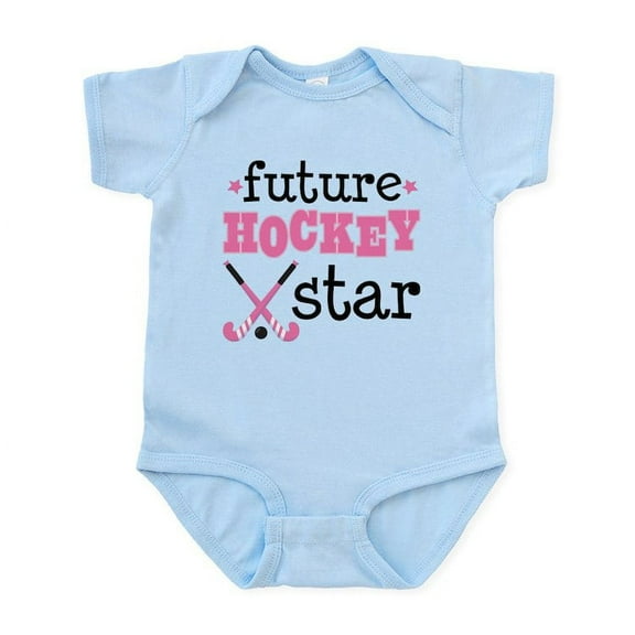 CafePress - Future Field Hockey Star Infant Bodysuit - Baby Light Bodysuit, Size Newborn - 24 Months