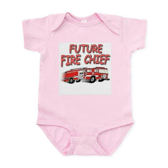 CafePress - Future Fire Chief Infant Bodysuit - Baby Light Bodysuit, Size Newborn - 24 Months