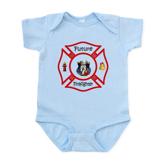 CafePress - Future Firefighter Infant Bodysuit - Baby Light Bodysuit, Size Newborn - 24 Months