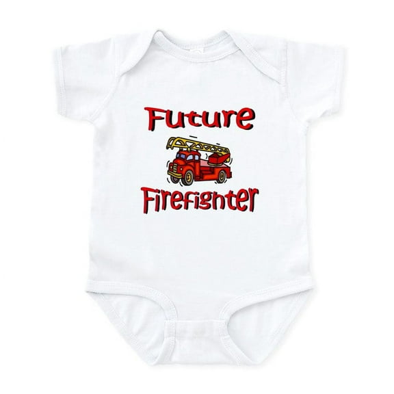 CafePress - Future Firefighter Infant Bodysuit - Baby Light Bodysuit, Size Newborn - 24 Months