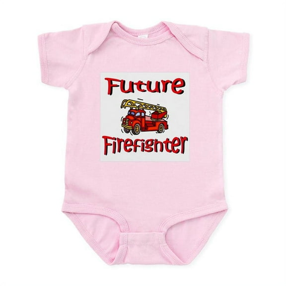 CafePress - Future Firefighter Infant Bodysuit - Baby Light Bodysuit, Size Newborn - 24 Months