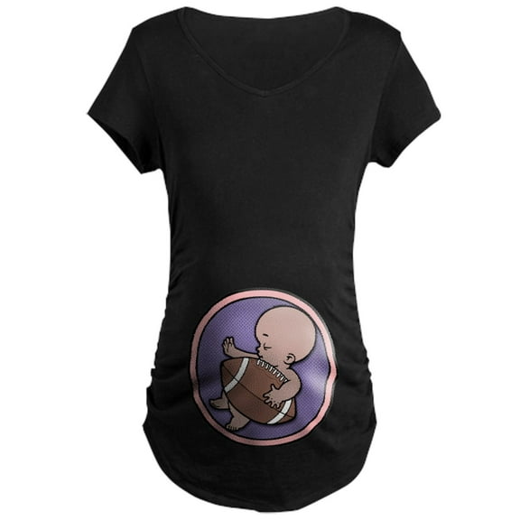 CafePress - Future Footballer Ds Maternity Dark T Shirt - Maternity Dark T-Shirt