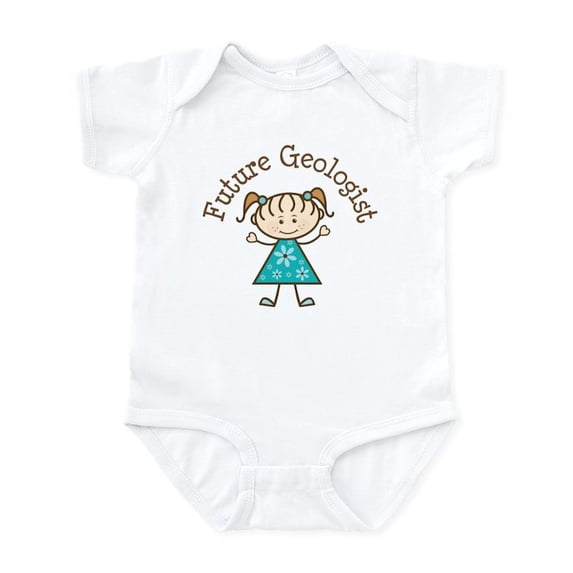 CafePress - Future Geologist Girl Infant Bodysuit - Baby Light Bodysuit, Size Newborn - 24 Months