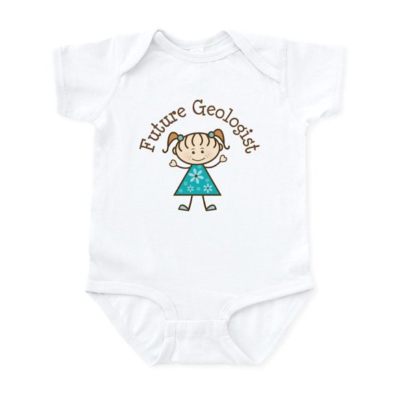 CafePress - Future Geologist Girl Infant Bodysuit - Baby Light Bodysuit, Size Newborn - 24 Months