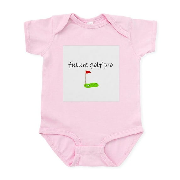 CafePress - Future Golf Pro Body Suit - Baby Light Bodysuit, Size Newborn - 24 Months