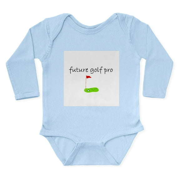 CafePress - Future Golf Pro Body Suit - Long Sleeve Cotton Baby Bodysuit
