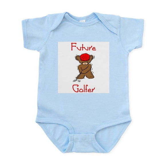 CafePress - Future Golfer Infant Bodysuit - Baby Light Bodysuit, Size Newborn - 24 Months