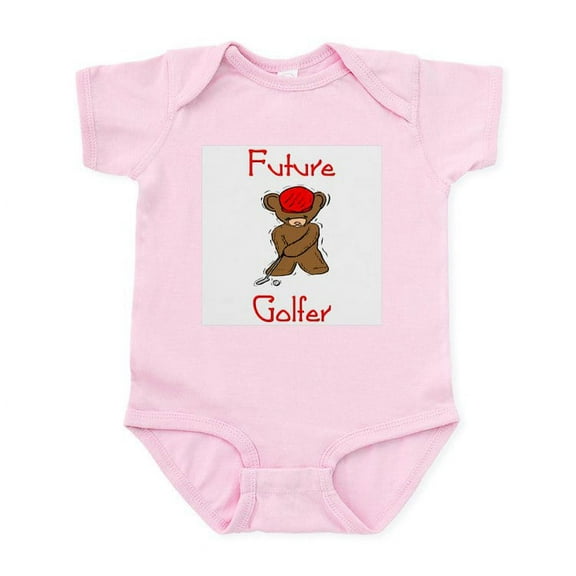 CafePress - Future Golfer Infant Bodysuit - Baby Light Bodysuit, Size Newborn - 24 Months