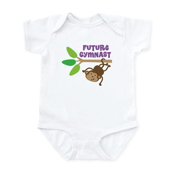 CafePress - Future Gymnast Infant Bodysuit - Baby Light Bodysuit, Size Newborn - 24 Months