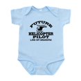thumbnail image 1 of CafePress - Future Helicopter Pilot Like My Grandpa Infant Bod - Baby Light Bodysuit, Size Newborn - 24 Months, 1 of 4