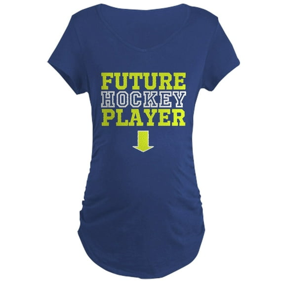 CafePress - Future Hockey Player Maternity Dark Tee - Maternity Dark T-Shirt
