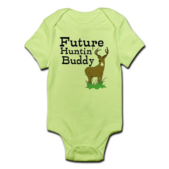 CafePress - Future Huntin Buddy Body Suit - Baby Light Bodysuit