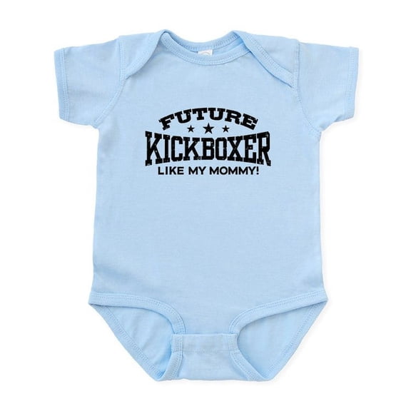 CafePress - Future Kickboxer Like My Mommy Infant Bodysuit - Baby Light Bodysuit, Size Newborn - 24 Months