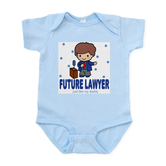 CafePress - Future Lawyer Like Daddy Baby Infant Bodysuit - Baby Light Bodysuit, Size Newborn - 24 Months