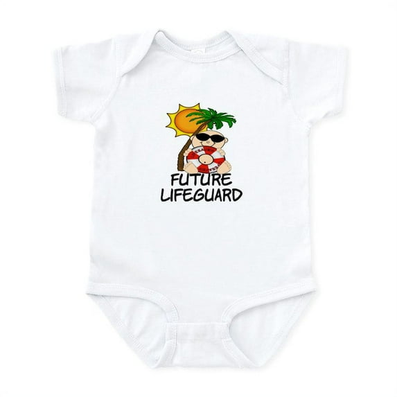 CafePress - Future Lifeguard Infant Bodysuit - Baby Light Bodysuit, Size Newborn - 24 Months