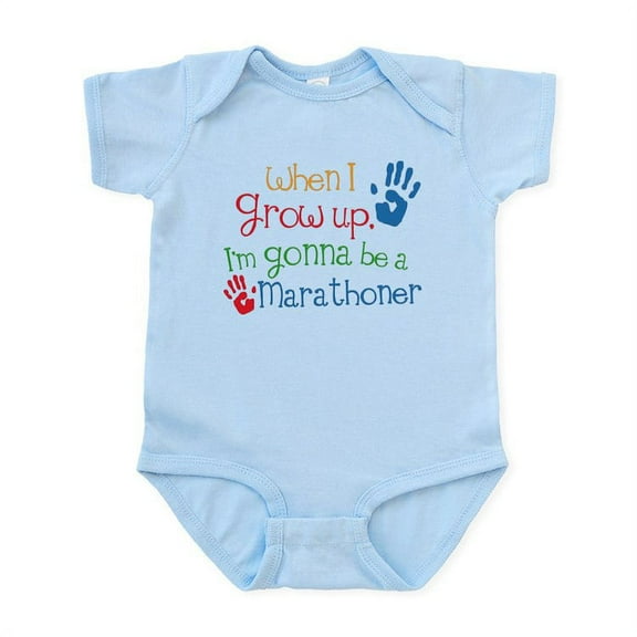 CafePress - Future Marathoner Infant Bodysuit - Baby Light Bodysuit, Size Newborn - 24 Months